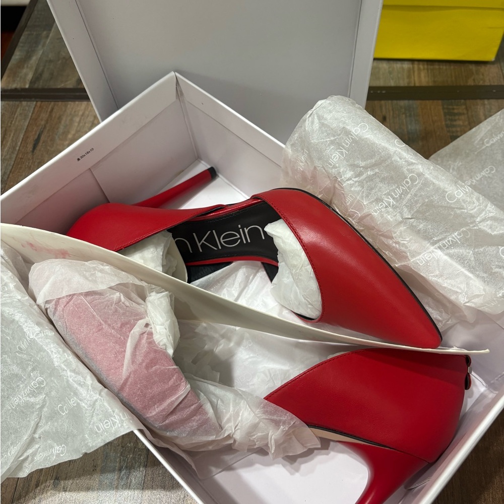Calvin Klein Bold Red Heels